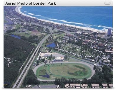 aerial view of border park